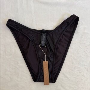 NWT skims shine swim tanga bikini bottom snake